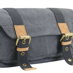 Stylish Canvas Waist Fanny Pack C82GRY